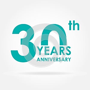 30anos aniversario icono.plantilla fiesta a felicitaciones diseno.un piso ilustraciones de 30aniversario etiqueta 